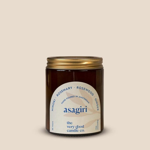 Very Goods Studio Amber Glass Candles - Asagiri