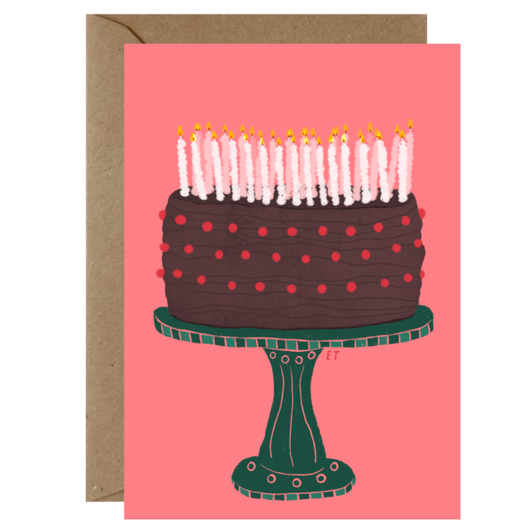 Greeting Card - Birthday Cake