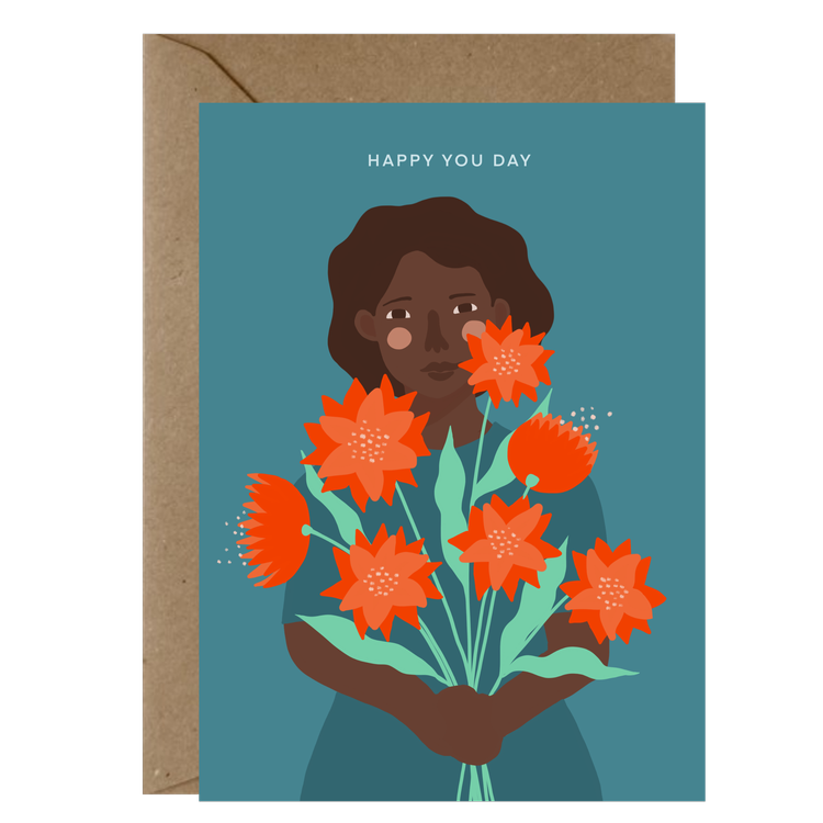Greeting Card - Happy You Day Black Beauty