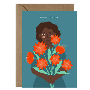 Greeting Card - Happy You Day Black Beauty