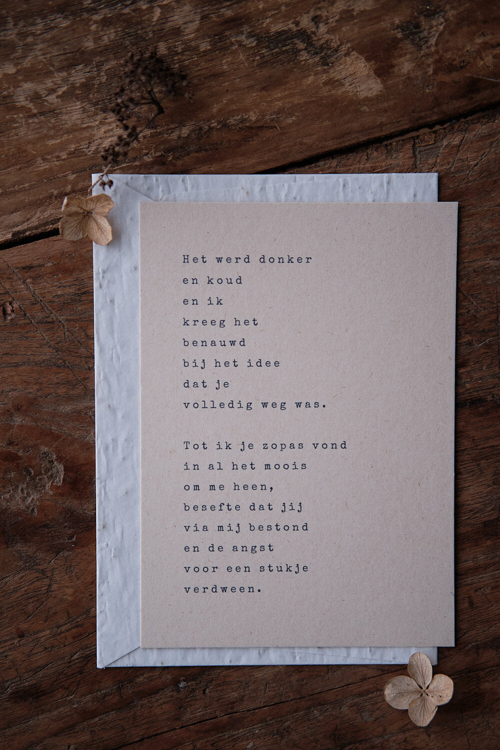 Caduc - Catherine Duchesne growing card - Via mij