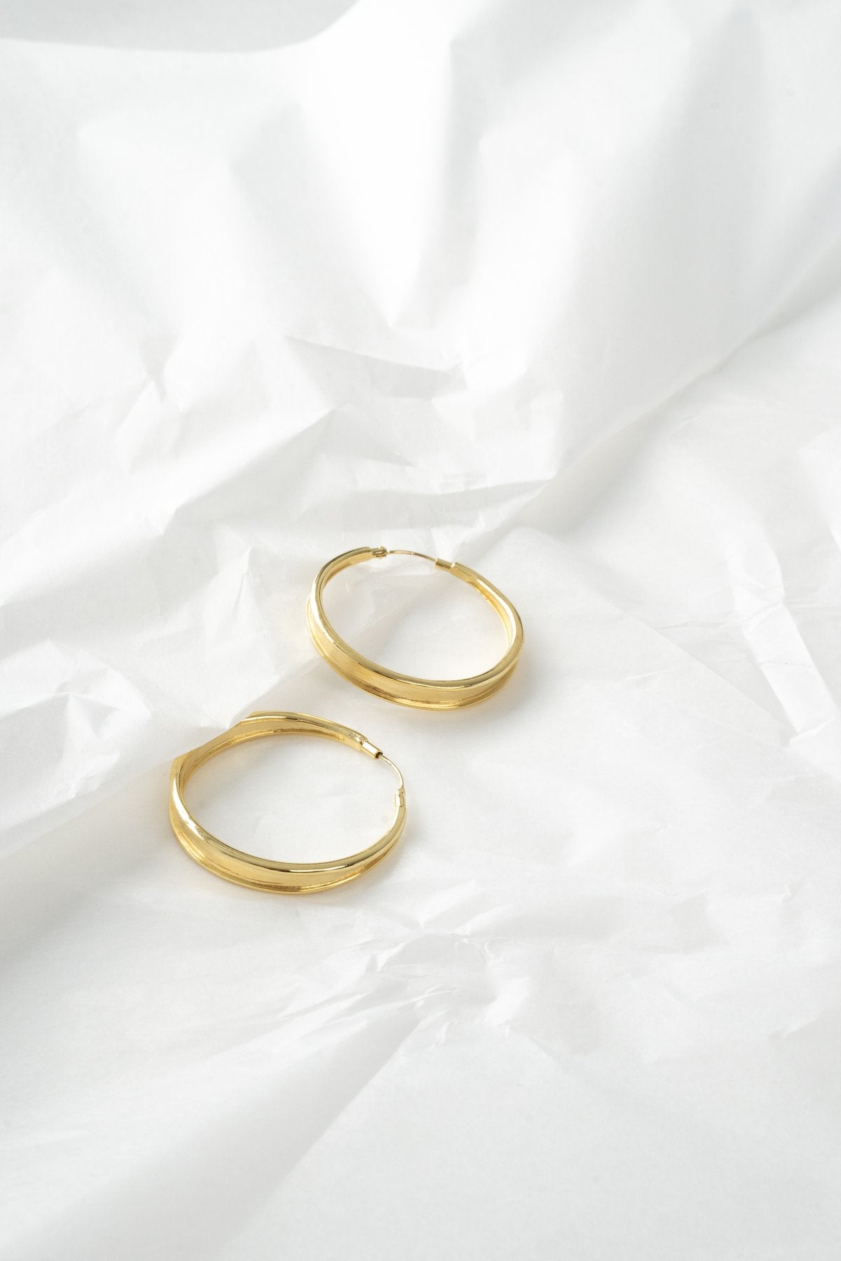 Oval Hoops - Gold