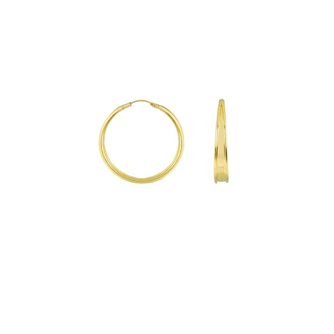 Flawed Iconic Hoops - Gold