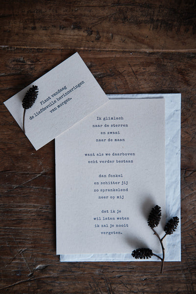 Caduc - Catherine Duchesne growing card - Ster en maan