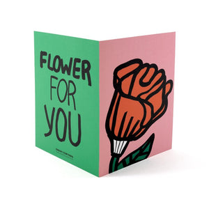 Sarah Corynen Greeting Card - Flower For You