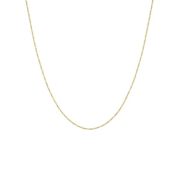 Flawed Figaro Necklace - Gold