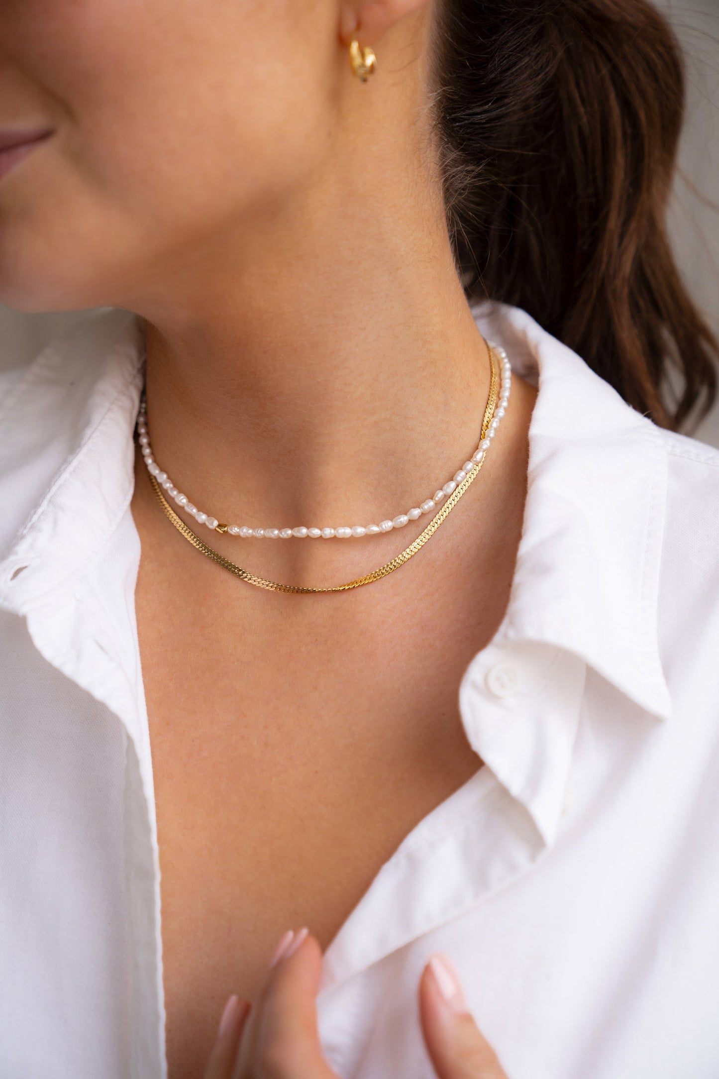 Flawed Sage Necklace - Gold