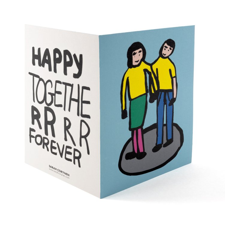 Sarah Corynen Greeting Card - Happy Together RRR Forever