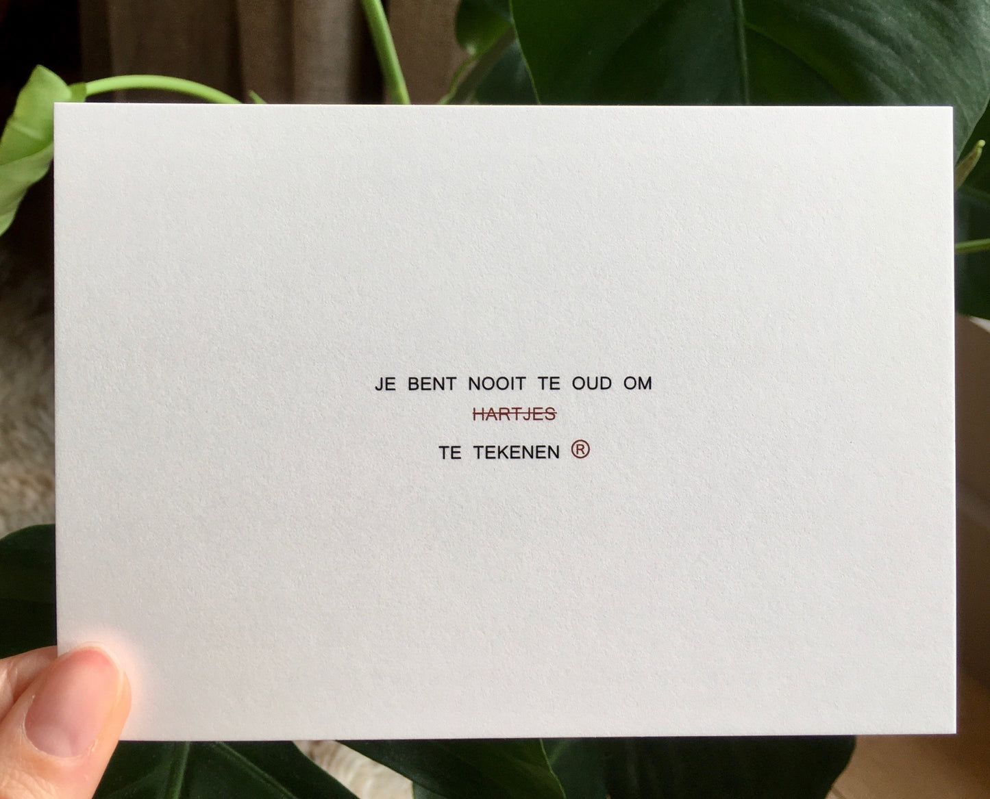 Ruth Van de steene Card #50 - Hartjes