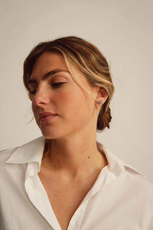 Joia Blue Star Stud Single Earring