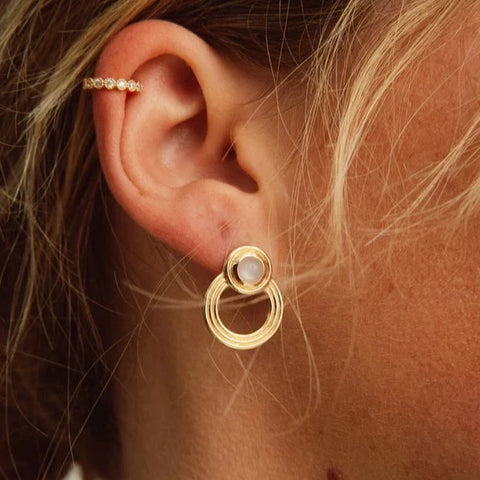 Joia Moon Stone Earrings