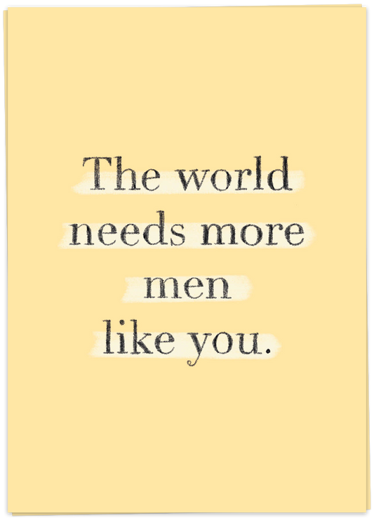 Kaart Blanche - Men like you