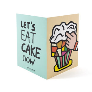Sarah Corynen Greeting Card - Let's Eat Cake Now