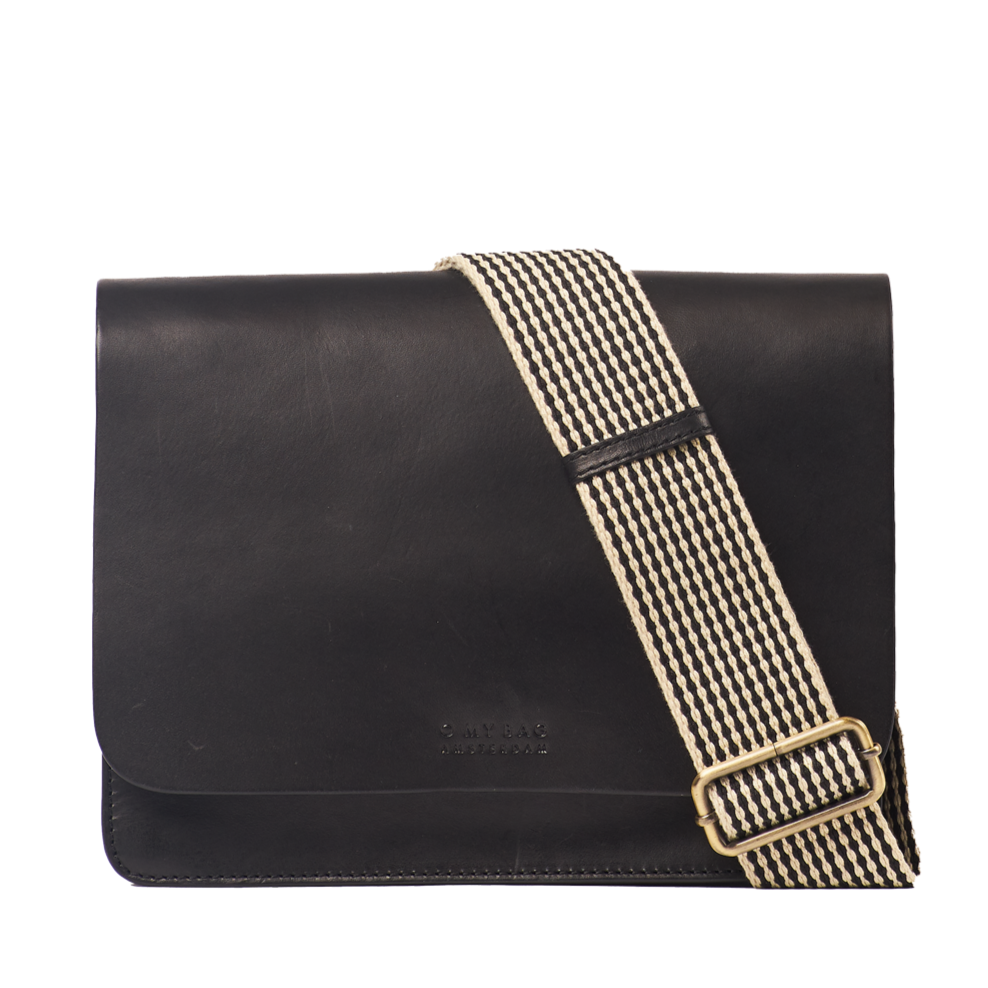 O My Bag Audrey - Black Classic Leather