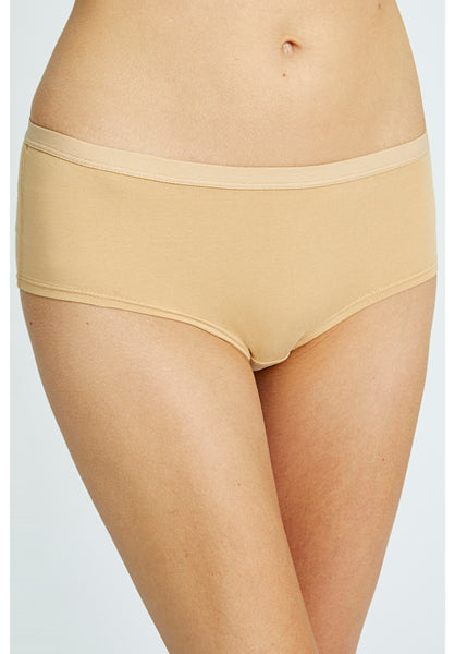People Tree Low Rise Shorts Almond