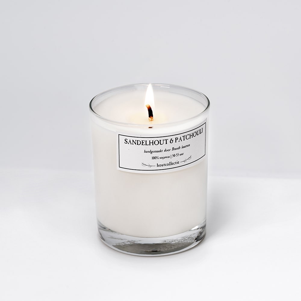 Brandt Wood Collection Candle Sandalwood & Patchouli
