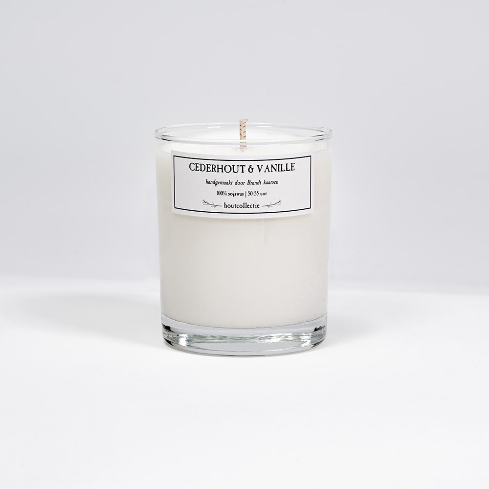 Brandt Wood Collection Candle Cedarwood & Vanilla