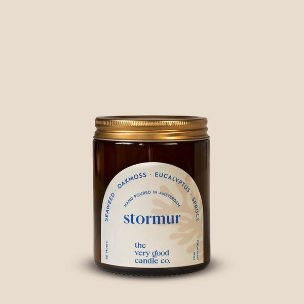 Very Goods Studio Amber Glass Candles - Stormur