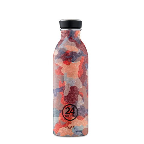 24Bottles Urban Bottle Camo Coral
