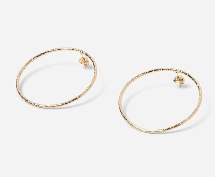 Babette Large Hoops - Gold