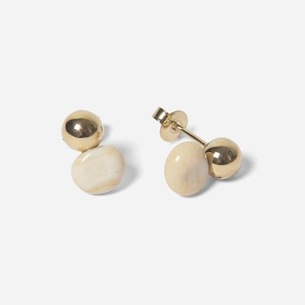 Smack Earrings - Ivory