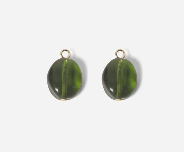 CHIC ALORS! Littel Grain earrings - green