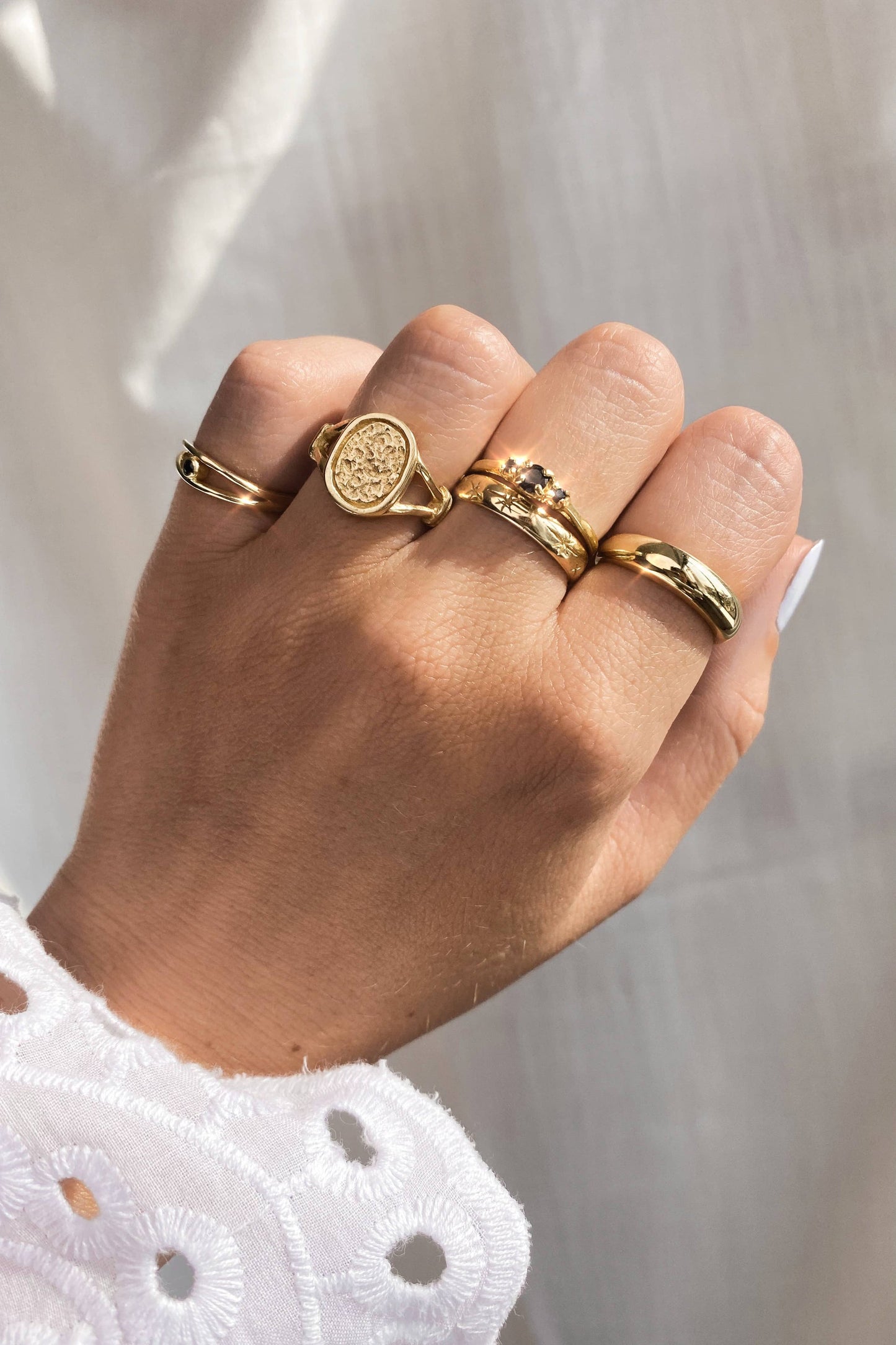 Flawed Dome Ring - Gold