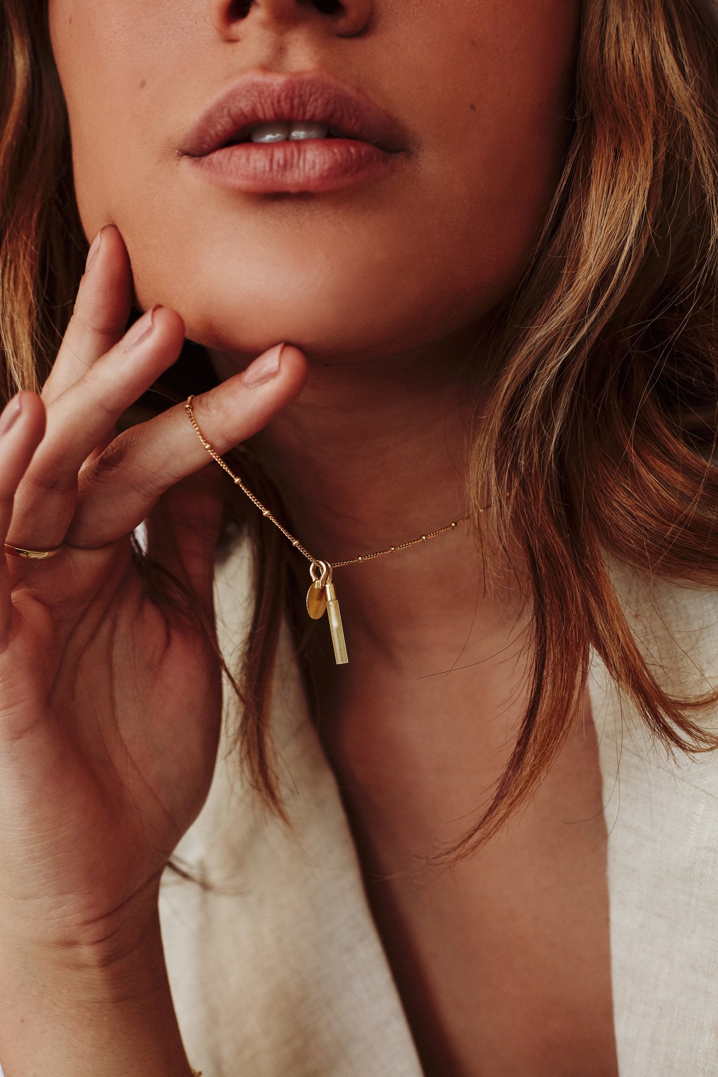 Dotted Necklace - Gold