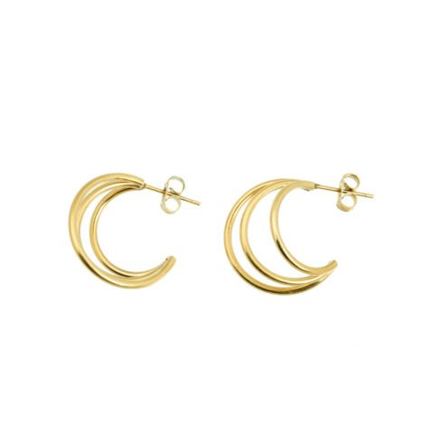 Bandhu Wire Earrings - Gold