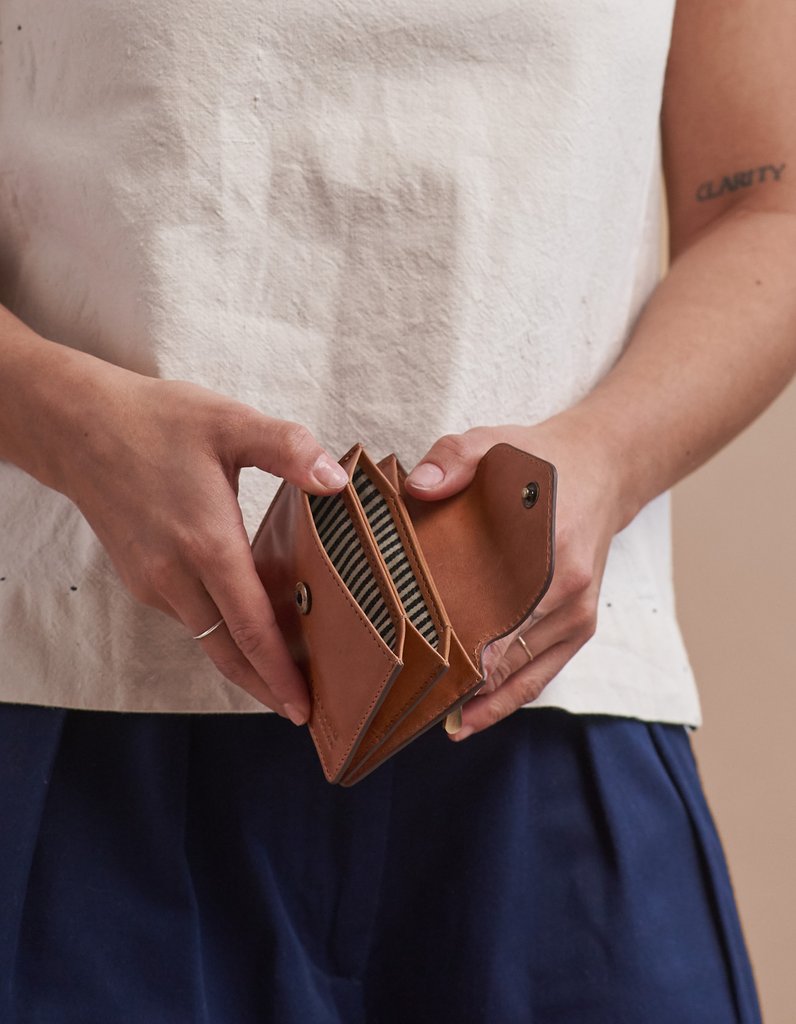 O My Bag Harmonica Wallet - Cognac