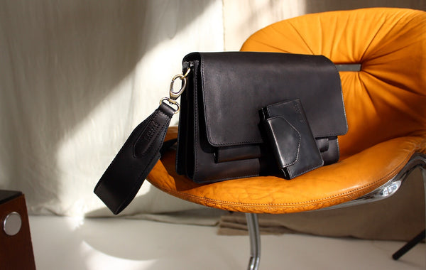 O My Bag Harper Bag - Black / 2 Straps