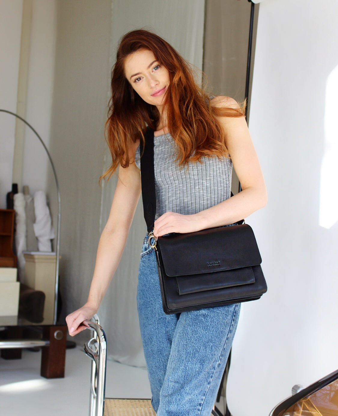 O My Bag Harper Bag - Black / 2 Straps