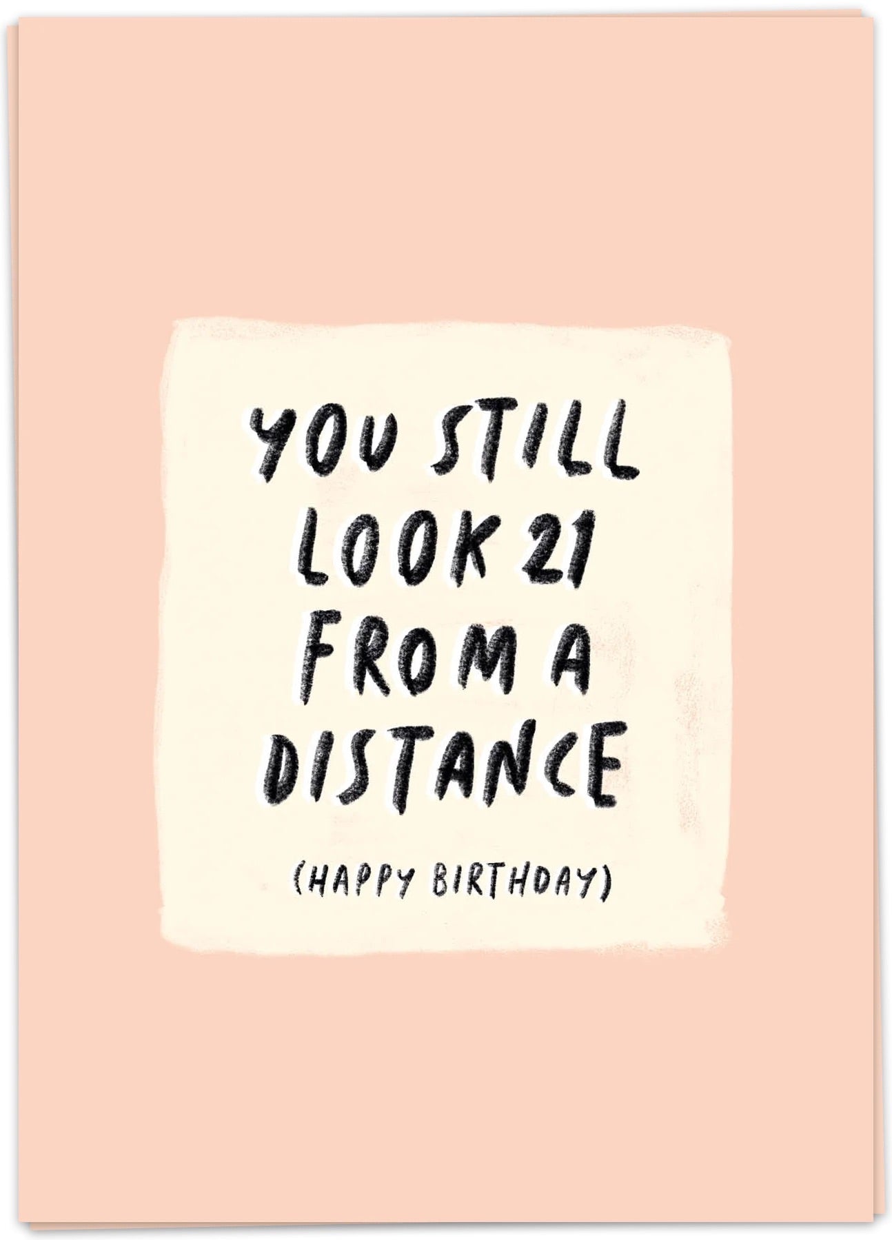 Kaart Blanche Birthday – 21 Distance
