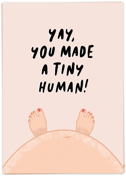 Kaart Blanche Baby – You Made A Tiny Human