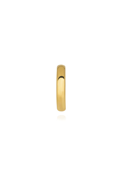 T.I.T.S. Plain Hoop Medium Earring - Gold