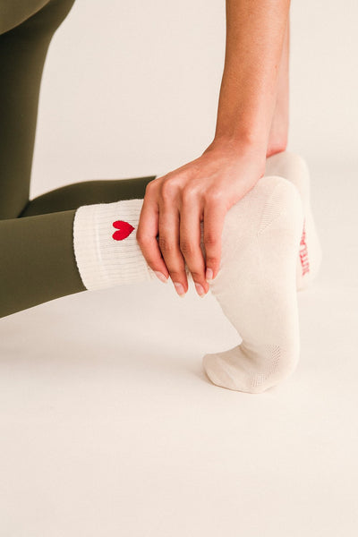 Jutelaune Heart Socks - Red