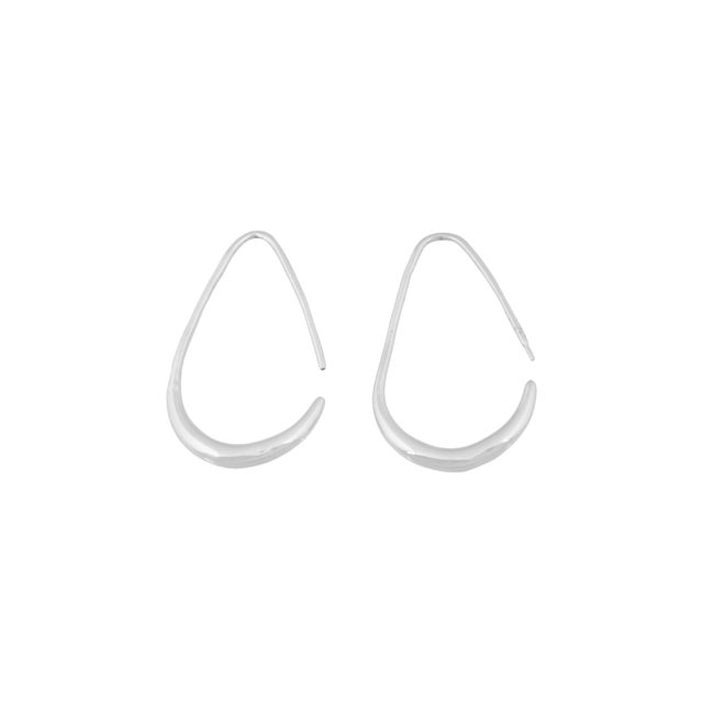 Bandhu Teardrop Earrings - Silver
