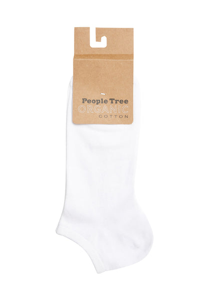 People Tree Trainer Socks - White