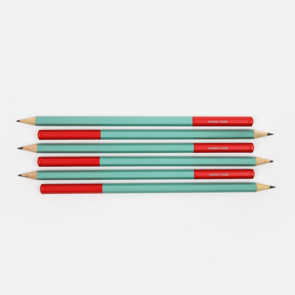 Papier Tigre Pencil - Green/Brick