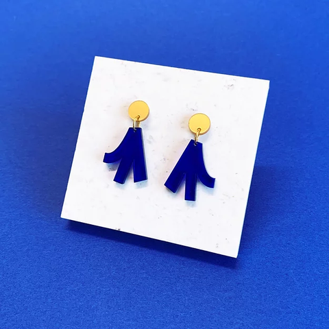 Mimimono Perfect Blue Earrings