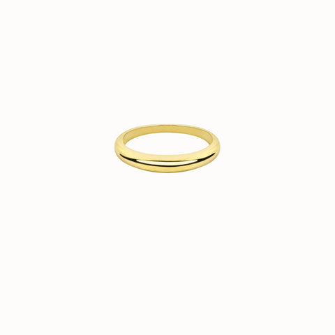 Flawed Petite Dome Ring - Gold