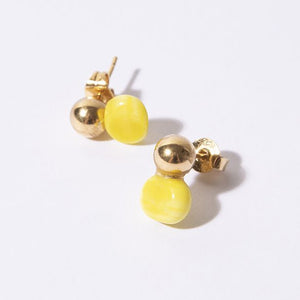 Smack Earrings - Yellow