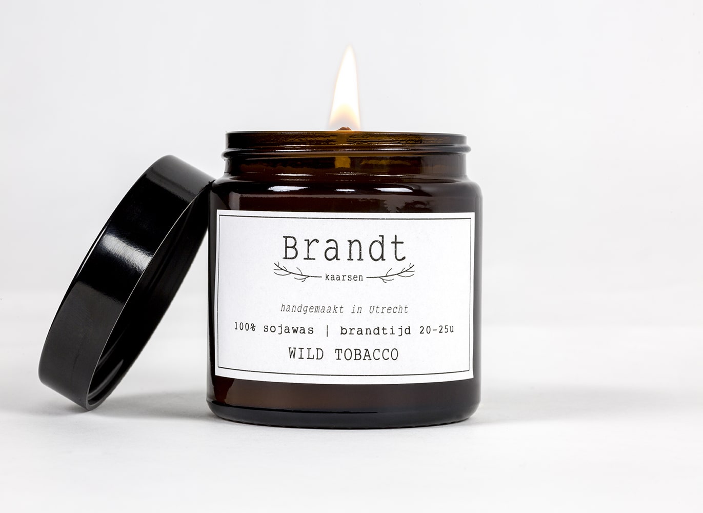 Brandt Apothecary Candle Wild Tobacco
