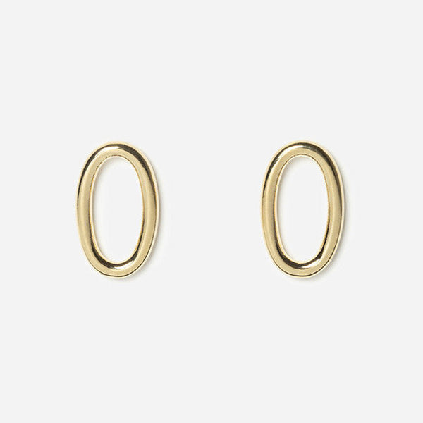 CHIC ALORS! Solo Medium Earrings - Gold