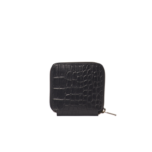 O My Bag Wallet Sonny Square - Black Croco