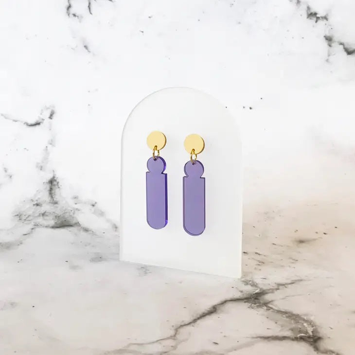 Spectral Violet Earrings