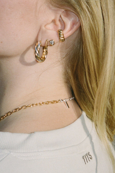 T.I.T.S Croissant Ear Cuff Gold