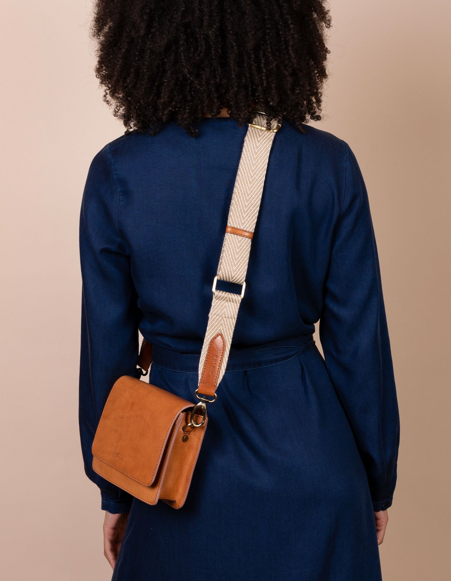 O My Bag Webbing Strap - Sand/Cognac